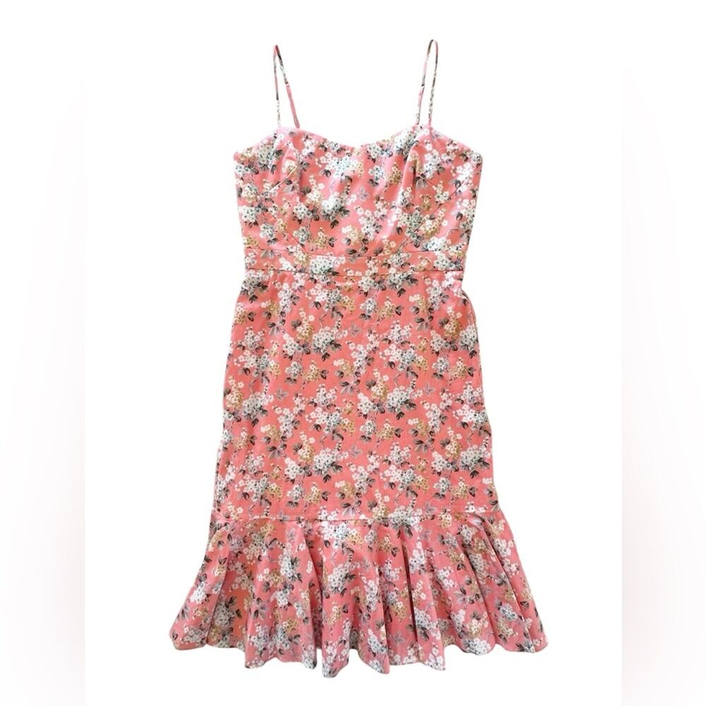 J. Crew Ruffle-hem Midi Dress in Liberty® Josephine Floral Size 6 NWT Feminine